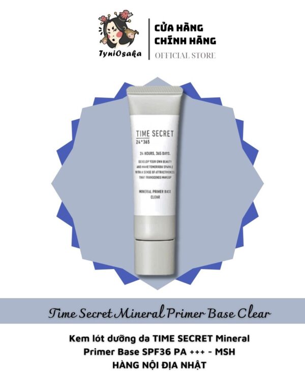Kem Lót Dưỡng Da Nhật Bản: Time Secret Mineral Primer Base SPF36 PA (Hộp)